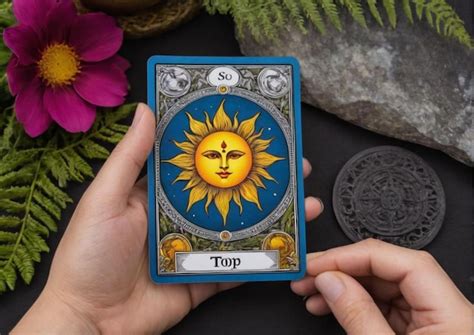 The Sun in the Fortune Tellers Hand Tarot Cards The Secret of Ancient ...