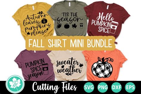 Fall SVG Bundle Fall SVG Shirts Autumn SVG 884671 Cut Files