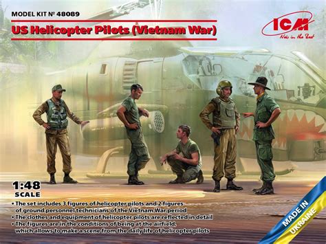 Scalehobbyist.com: US Helicopter Pilots Vietnam War (5) by ICM Models