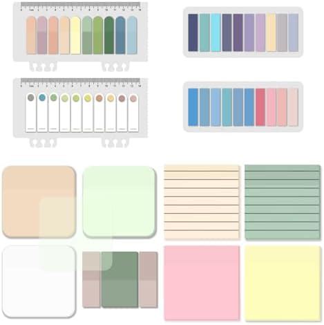 Amazon Eoout Transparent Sticky Notes Pads X Inch Colors