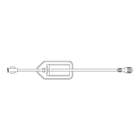 Bbraun™ Iv Extension Set Standard Bore 10 Tubing Without Port 1 2 Micron Filter Mcguff