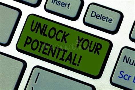 Writing Note Showing Unlock Your Potential Business Photo Showcasing