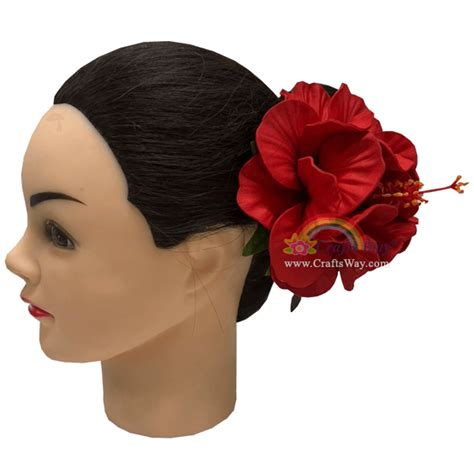 Hibiscus Flower Hair Clip Tropical Hair Clip Bride Headpiece Clip Art Library