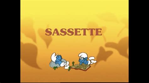 The Smurfs - Sassette - YouTube