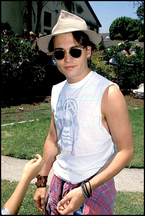 Johnny Depp 80s Fashion Pics From Tumblr