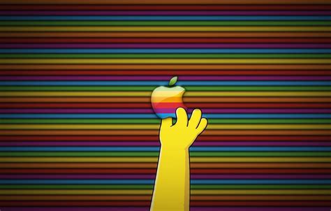 Wallpaper Apple, logo, Simpsons images for desktop, section hi-tech ...