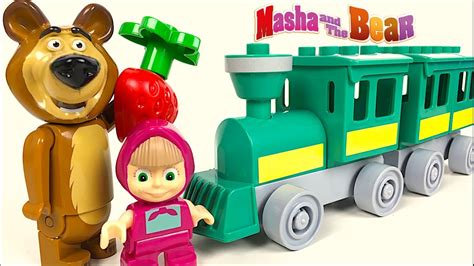 Masha And The Bear Mashas Garden And Mashas Train Fun Playsets With