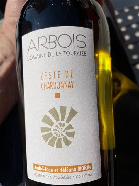 2018 Domaine De La Touraize Arbois Zeste De Chardonnay France Jura