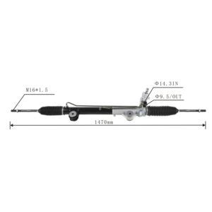 Lhd Hydraulic Steering Rack L Z Cb Power Steering Racks