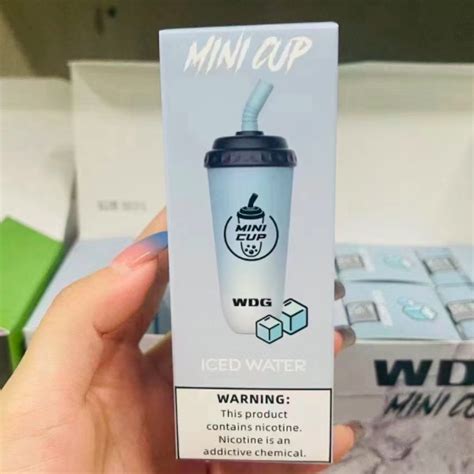 2022 New Arrival Original Wdg Mini Cup Rechargeable Disposable Vape Pen Device 5000 Puffs