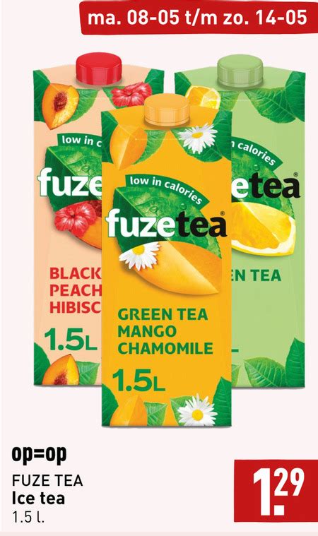 Fuze Tea Ice Tea Folder Aanbieding Bij Aldi Details