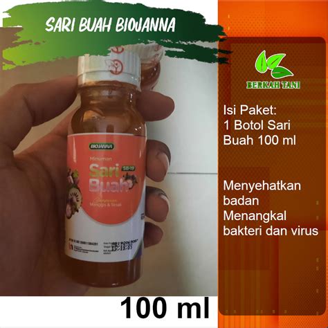 Jual Sb Mlsari Buah Probiotik Biojanna Ml Sirsak Mangga