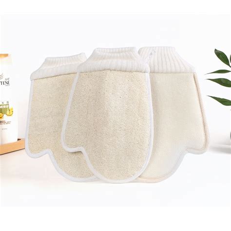 2022 Loofah Bath Sponge Glove Soft Exfoliating Body Cleaning Skin Spa Massage Towel Gourd Fiber