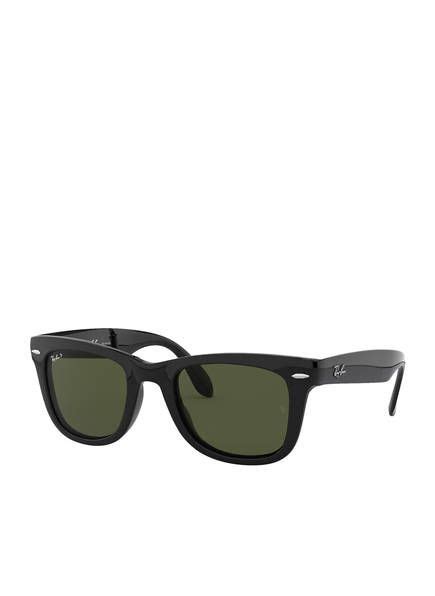 Ray Ban Sonnenbrille RB4105 in 601 58 schwarz grün polarisiert