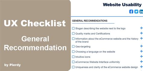 Ux Checklist 210 Points To Check In The Design Plerdy