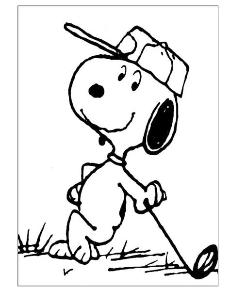 Snoopy Coloring Pages Coloring Pages To Print