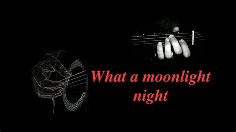 Ніч яка місячна на гітарі What a moonlight night Ukrainian song Nich