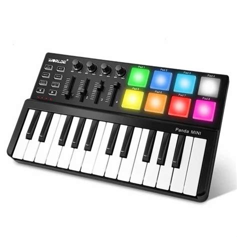 Worlde Panda MINI Portable 25 Keys USB Keyboard MIDI Controller At Rs