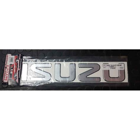 Isuzu Tailgate Chrome Small Sticker Kit B D Auto Body Spares