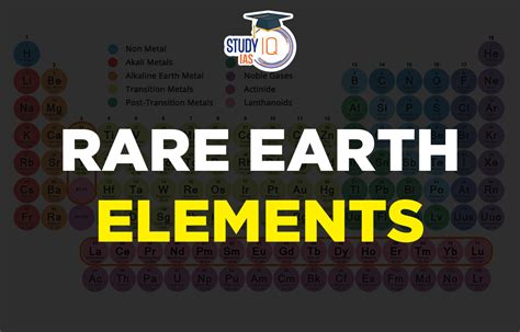 Rare Earth Elements Metals Minerals Applications Significance