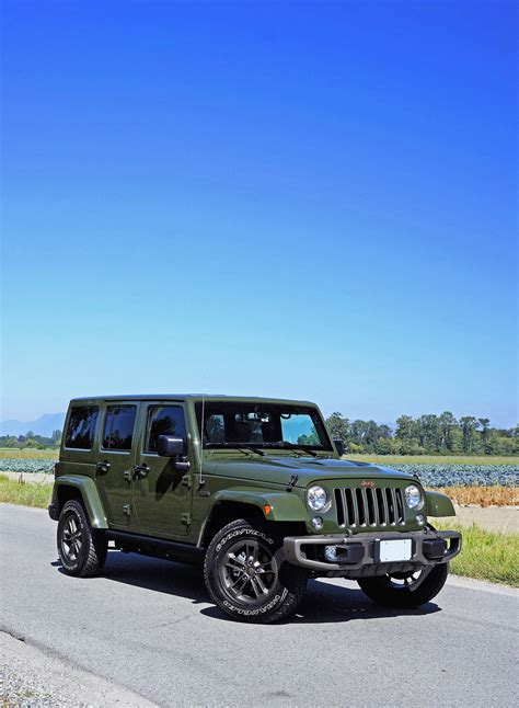 2016 Jeep Wrangler Unlimited 75th Anniversary Edition Road Test Review The Car Magazine