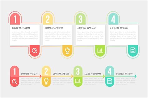 Free Vector | Infographic template with process