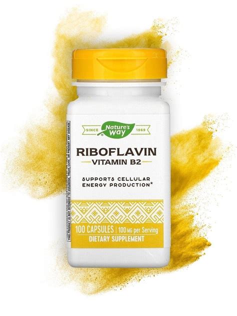 Nature S Way Riboflavin Vitamin B Mg