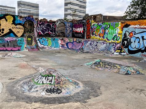 Arches Diy Skatepark This Morning Love The Graffiti Rglasgow