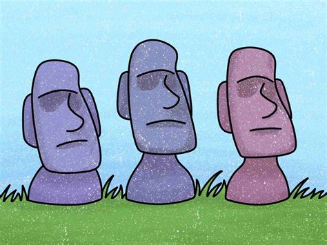 How To Draw Moai Helloartsy