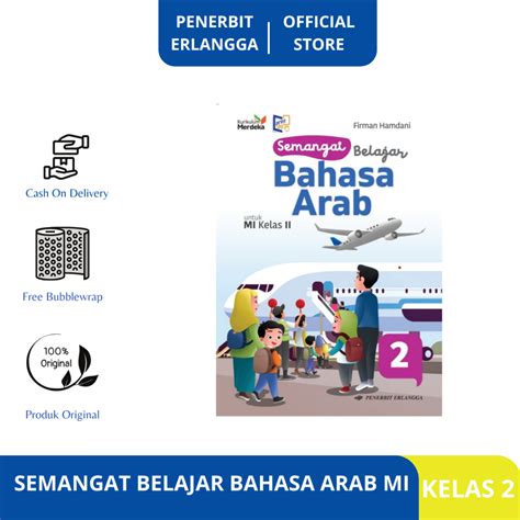 Jual Erlangga Official Semangat Belajar Bahasa Arab Mi Kelas 2