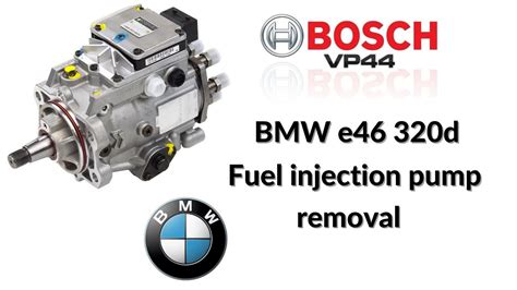 FUEL INJECTION PUMP BOSCH VP44 REPLACEMENT TIMING BMW E46 320d 136