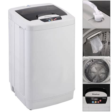 Giantex Small Compact Portable Washing Machine Cu Ft Fully Automatic