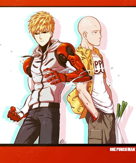 Genos and Saitama (11/10/15) by silverteahouse on DeviantArt