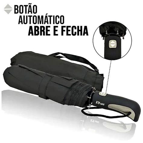 Guarda Chuva Abre Fecha Automático Original Cabe Na Bolsa ET One