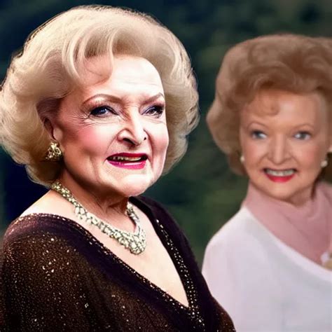 Stunning Awe Inspiring Betty White With Two Heads Stable Diffusion