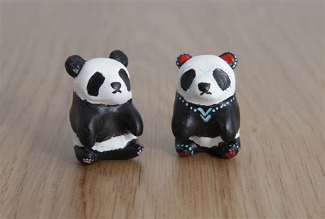 Little Panda Totems Polymer Clay By Lifedancecreations On Deviantart