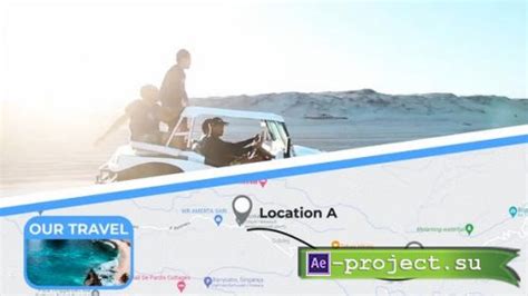 Videohive Travel Map Sidebars 35877270 Project For After Effects