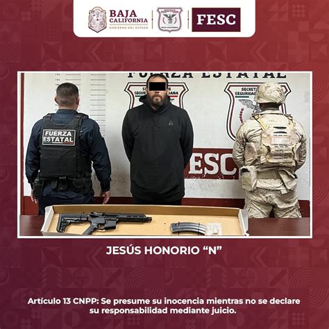 Detiene Fesc Y Sedena A Individuo Armado En Mexicali