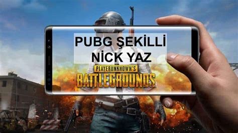 Pubg Simleri Ekilli Nas L Yaz L R Binlerce Fade Hemen Nickini