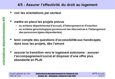 Cete De Lyon Page 1 Conseil Général De Lain Dde De Lain élaboration Du