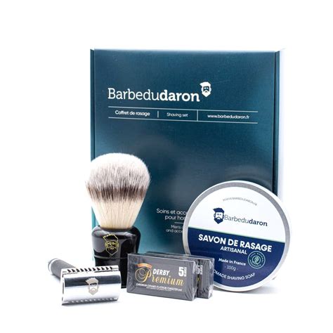 Coffret De Rasage Traditionnel Complet Barbedudaron Barbe Du Daron