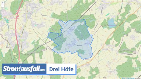 Ist Aktuell Stromausfall In Gemeinde Drei H Fe Stromausfallkarte