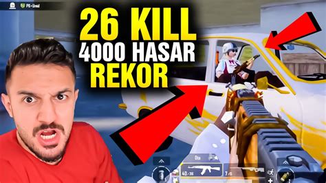 Yeni Sezon Kill Rekoru 26 KILL 4000 HASAR One Man Squad Pmce YouTube