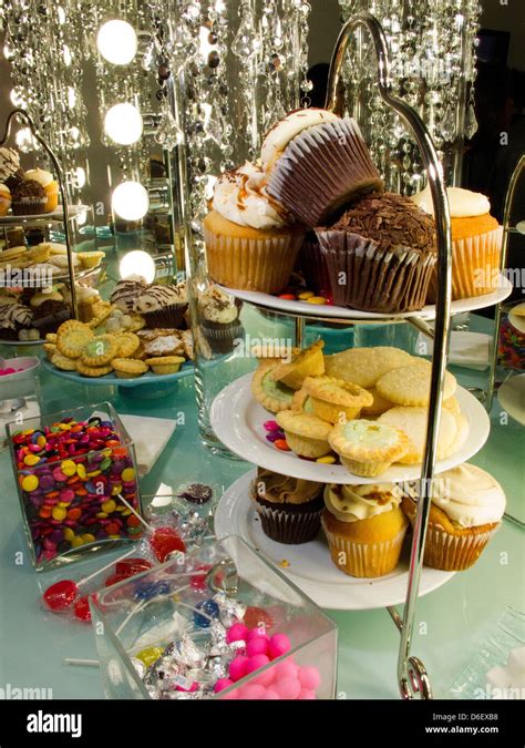 Dessert Buffet at a Party Stock Photo - Alamy