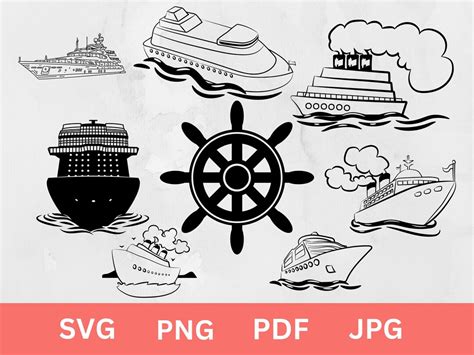 Cruise Ship SVG Bundle, Cruise Ship SVG, Cruise Ship Clipart, Cruise ...