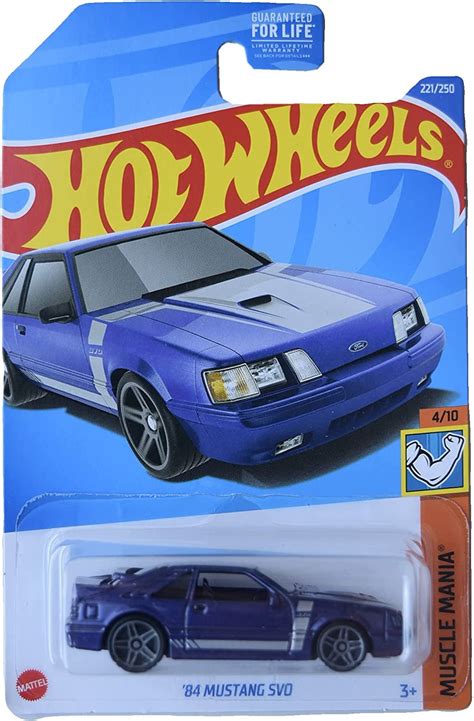 Hot Wheels 84 Mustang SVO Purple 2022 Muscle Mania Walmart