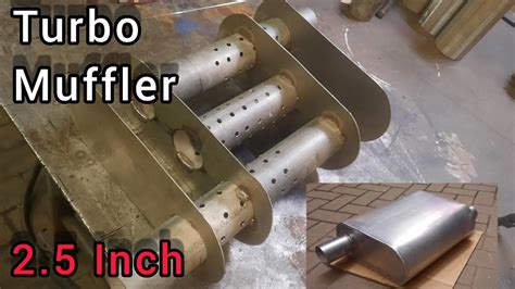 DIY 2 5Inch Turbo Muffler Stainless Steel YouTube