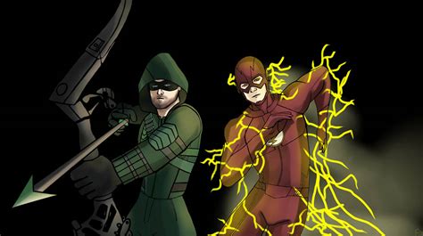 Green Arrow and Flash by DrG0ku on DeviantArt