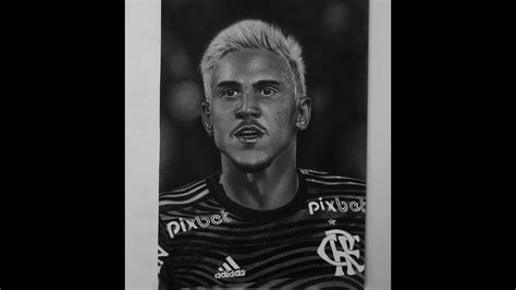 Desenhando Pedro Guilherme Do Flamengo Speed Drawing Youtube