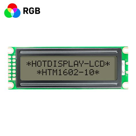 Lcd Module Monochrome Display 16x2 Characters Fstn With Rgb Yellow